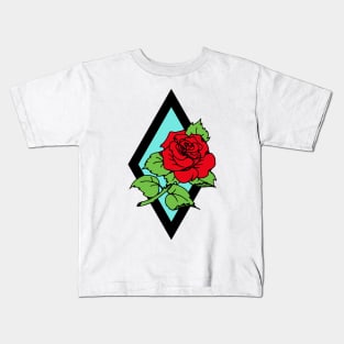 Rose Diamond Kids T-Shirt